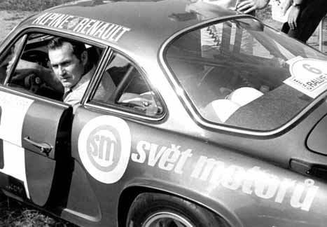 Vladimír Hubáček a jeho Renault Alpine