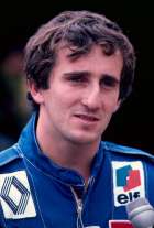 Alain Prost v roce 1981. Foto pořízeno při Velké ceně Francie F1
