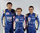 Za volant nové závodní Dacie usednou (zleva doprava): Evens Stievenart, Alain Prost a Nicolas Prost