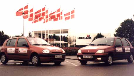 Renault Clio I a Clio II v Dánsku
