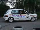 Renault Clio na jízdě zručnosti / 4. sraz Renault Clubu ČR