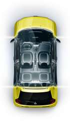 Drtivá většina z délky karoserie je využita pro posádku