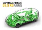 Na každém Espace V je použito přes 50 kg recyklovaných plastů