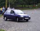 Renault Clio při jízdě zručnosti