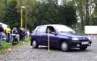 Renault Clio při jízdě zručnosti